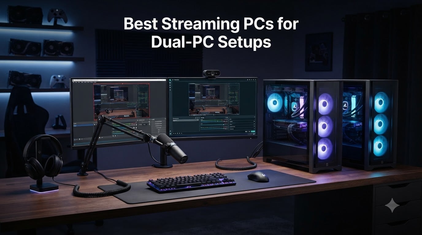 Best Streaming PCs for Dual-PC Setups