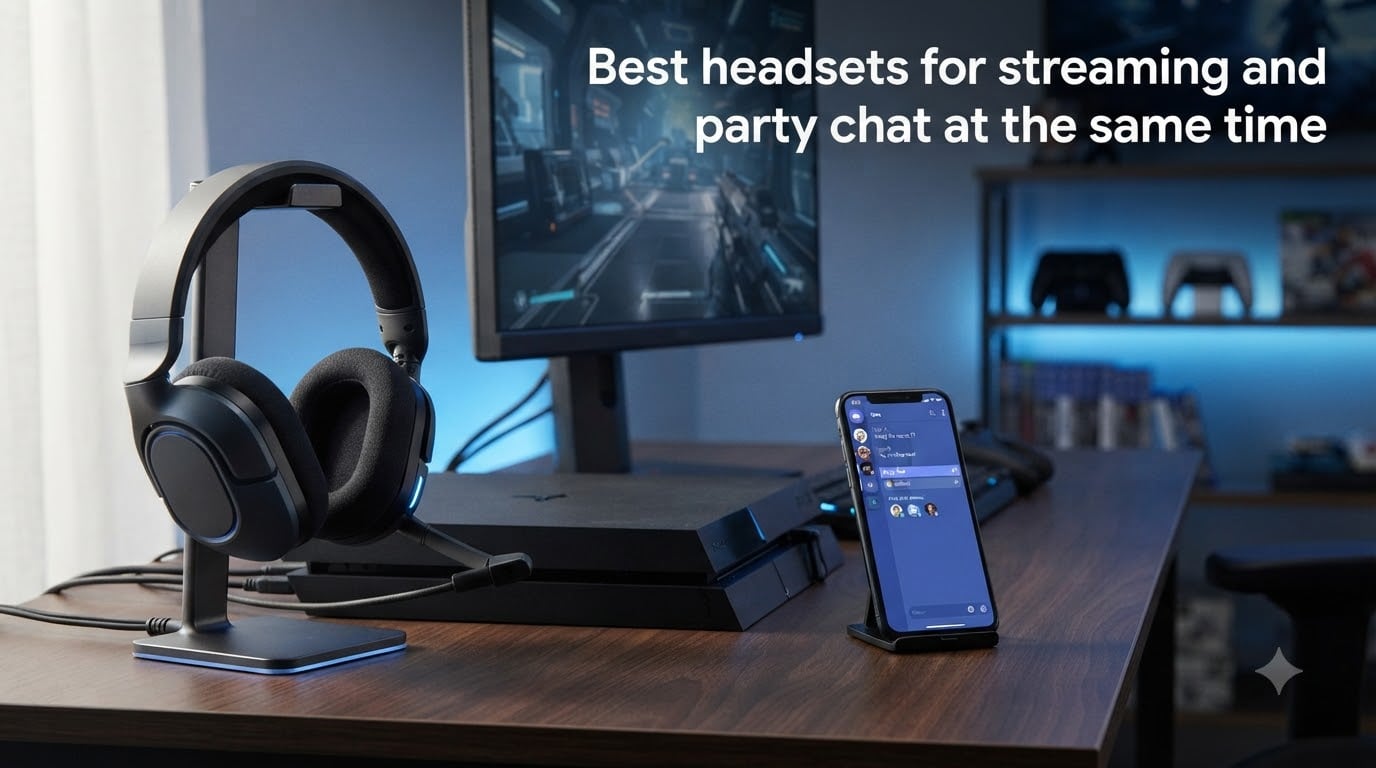 Best headsets for streaming and party chat at the same time