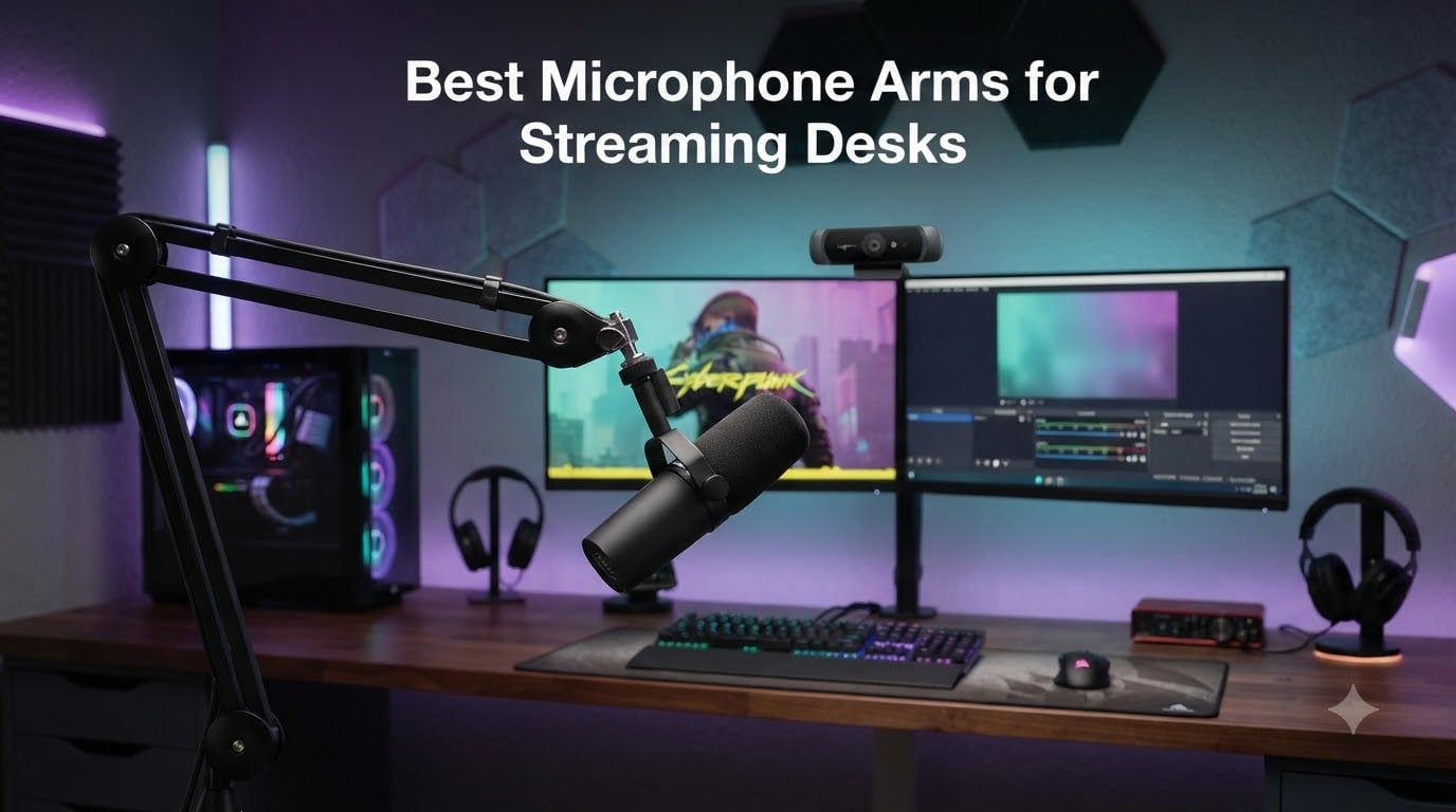 Best Microphone Arms for Streaming Desks