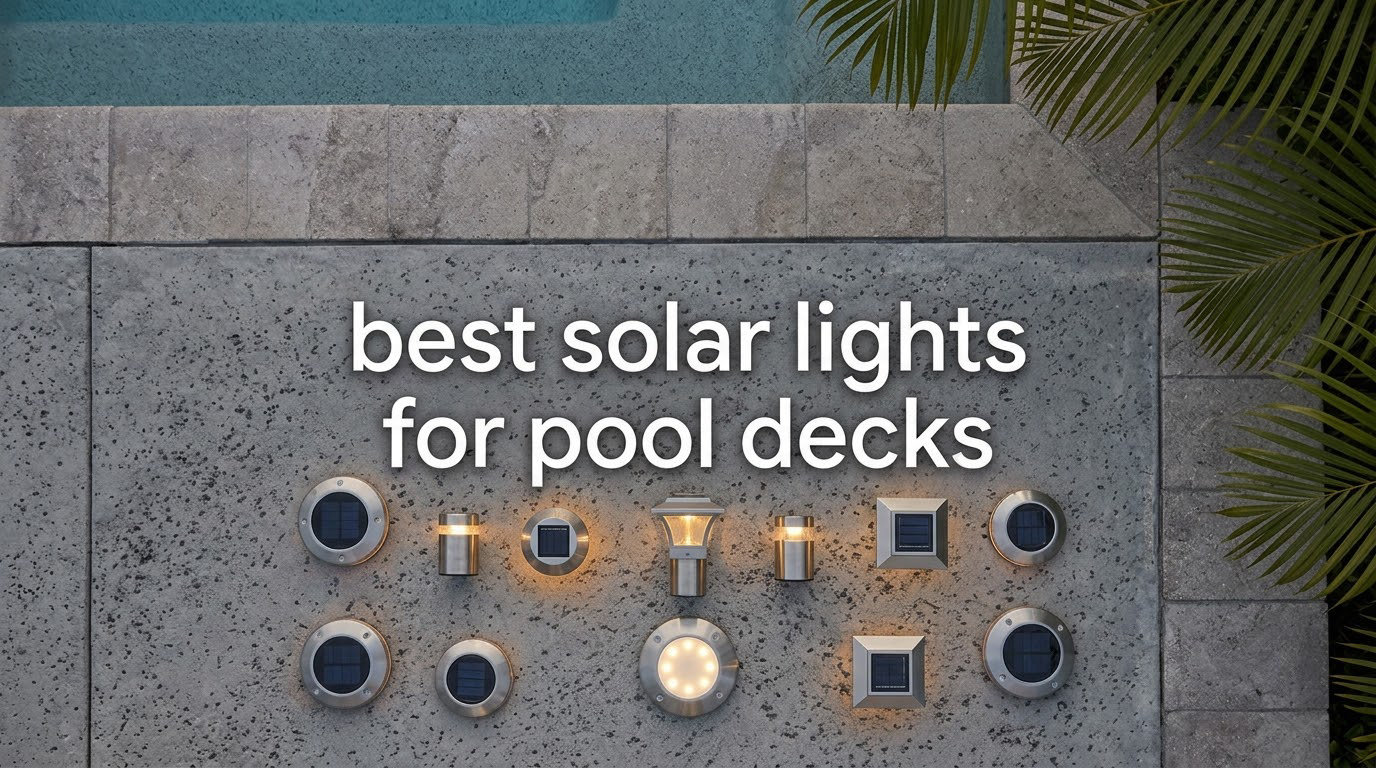 best solar lights for pool decks