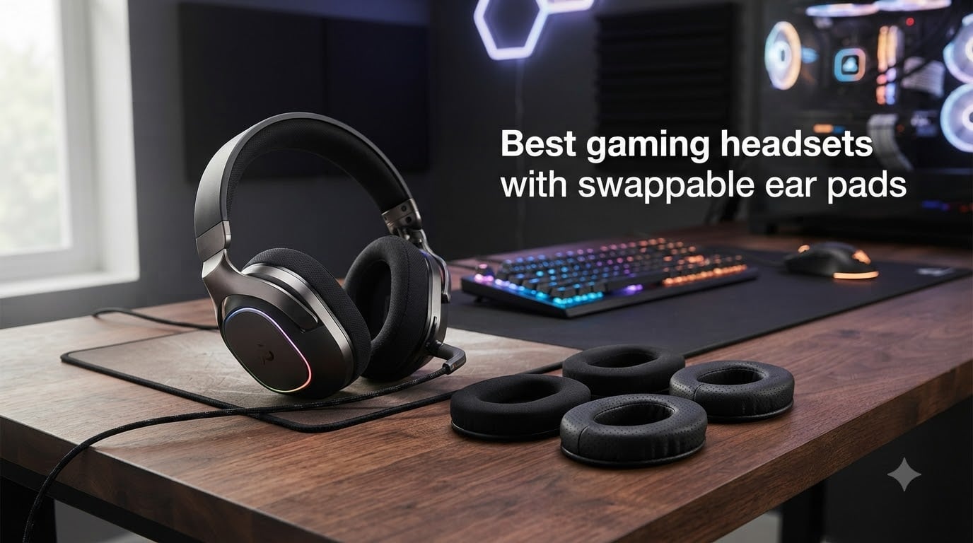 Best gaming headsets with swappable ear pads