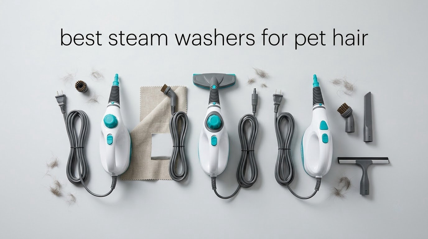 best steam washers for pet hair