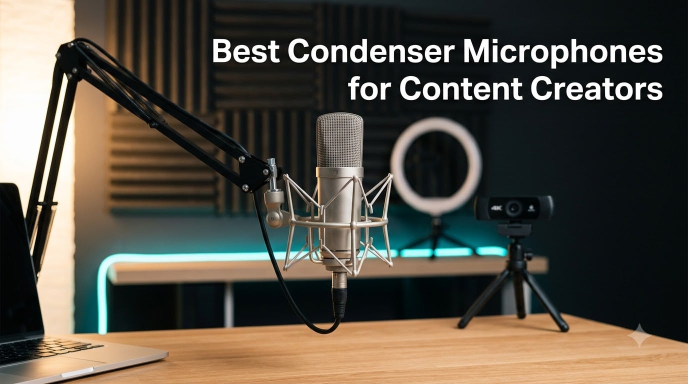 Best Condenser Microphones for Content Creators