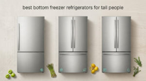 best bottom freezer refrigerators for tall people