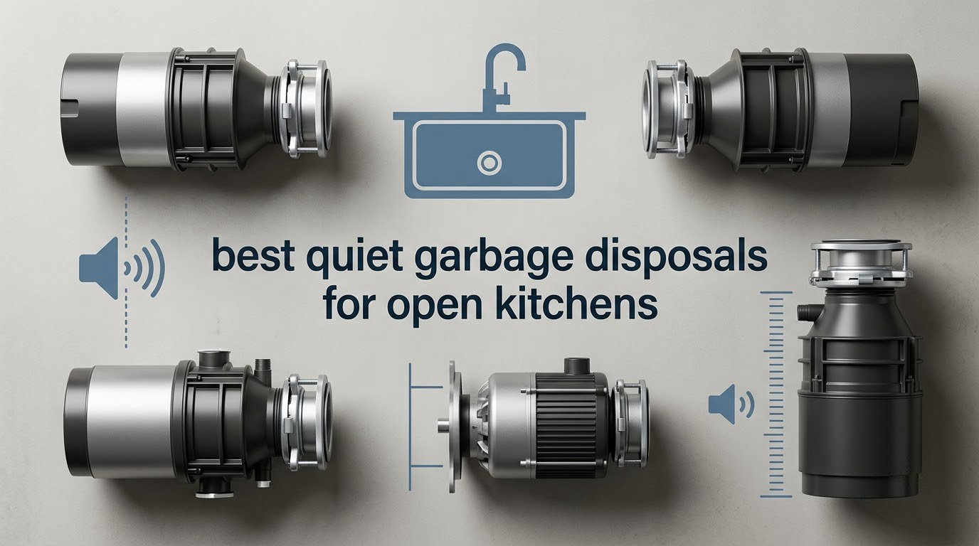 best quiet garbage disposals for open kitchens