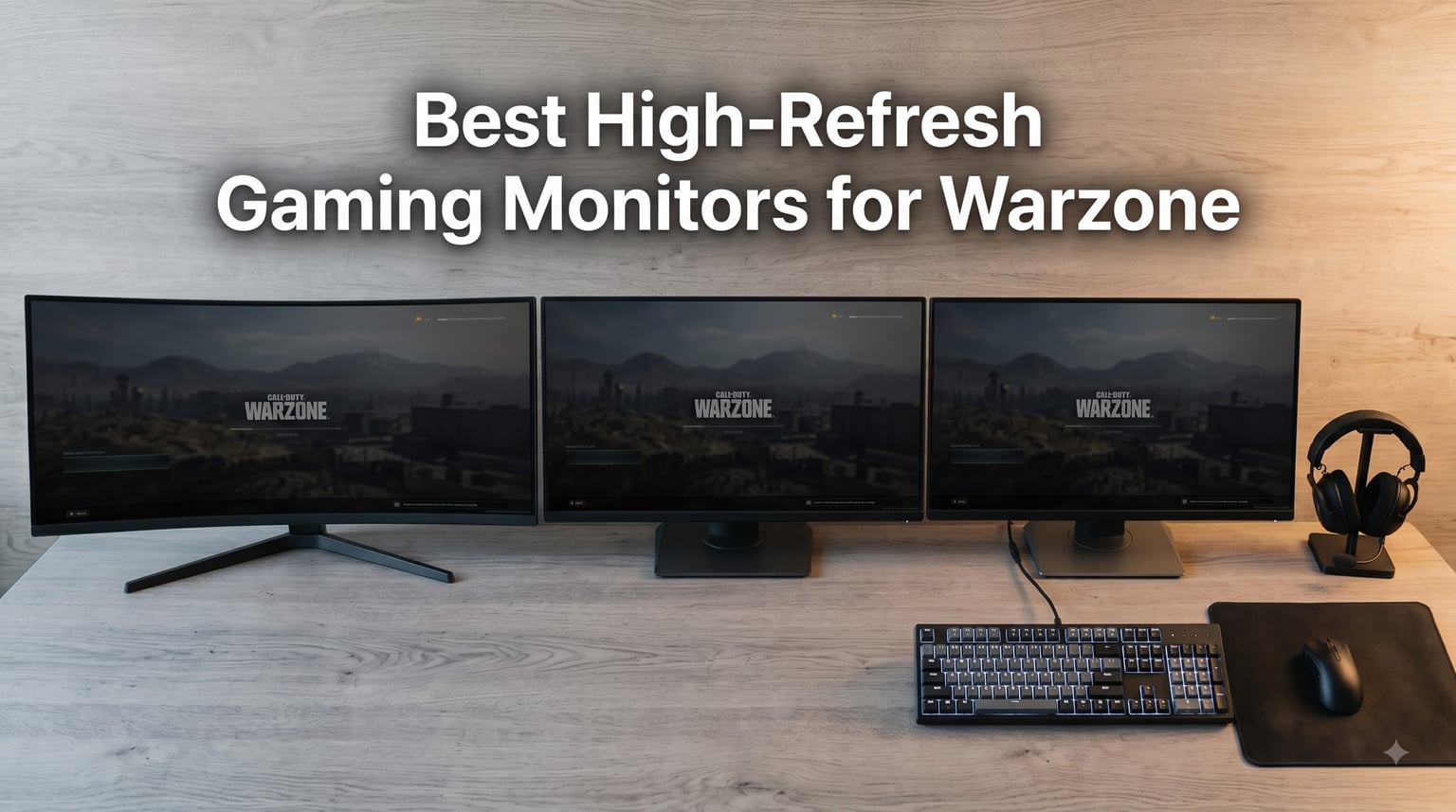 Best High-Refresh Gaming Monitors for Warzone