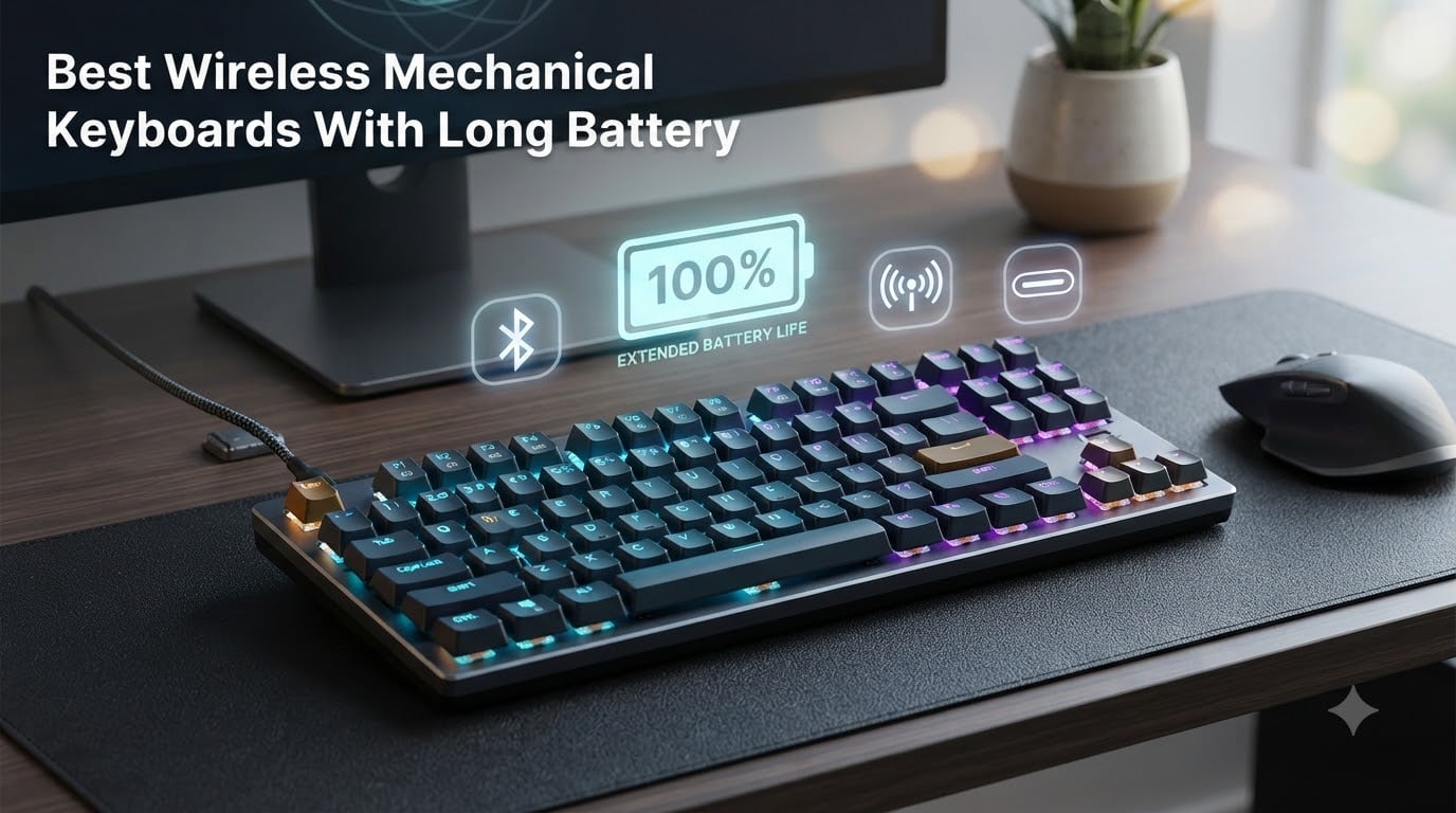 Best Wireless Mechanical Keyboards With Long Battery