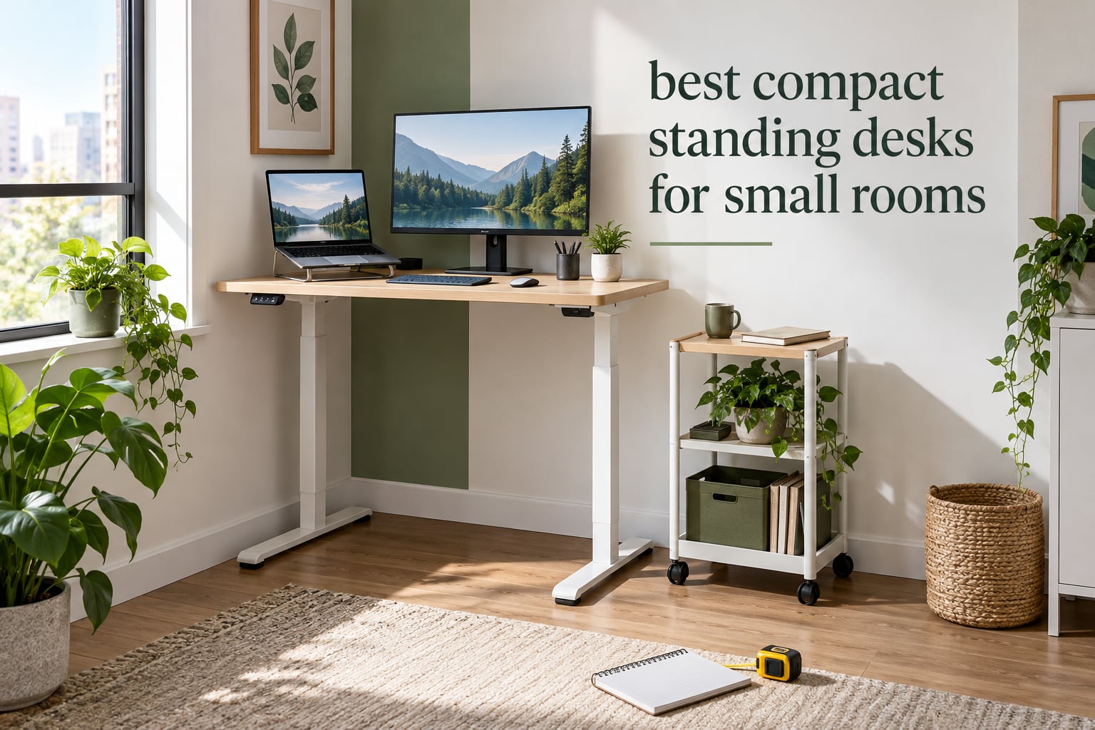 best compact standing desks for small rooms