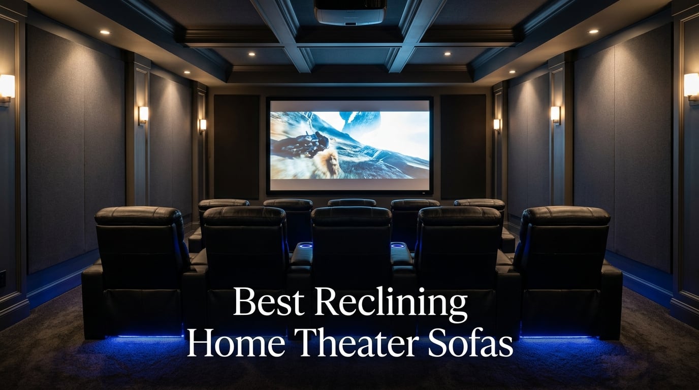 Best Reclining Home Theater Sofas