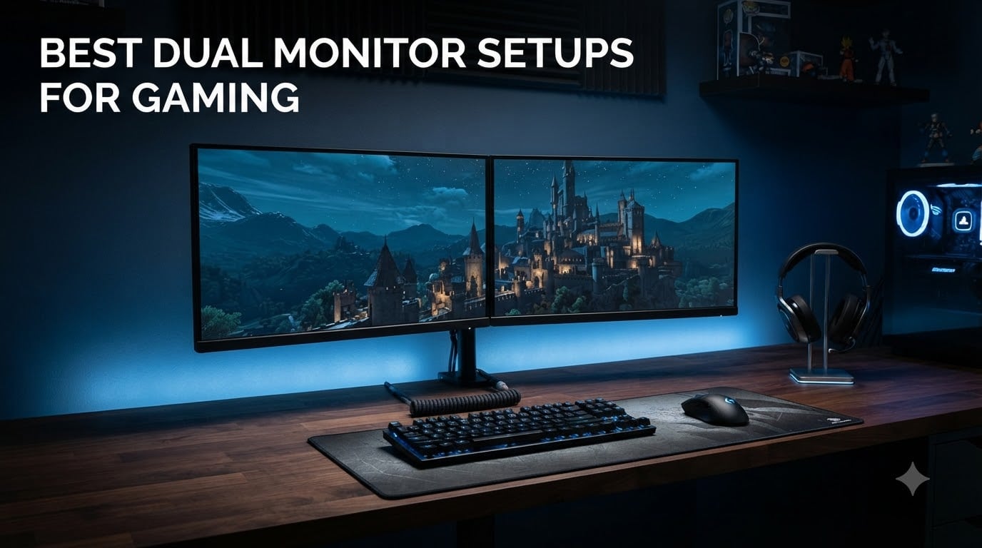 Best Dual Monitor Setups for Gaming