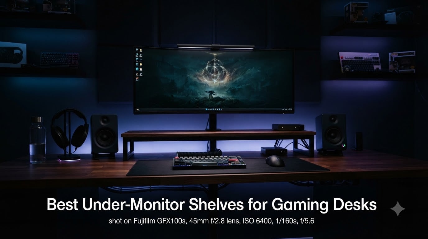 Best Under-Monitor Shelves for Gaming Desks