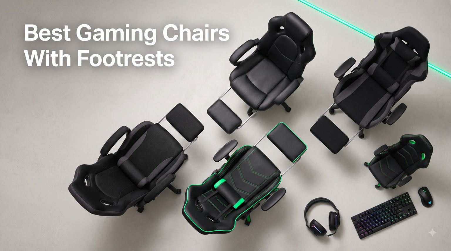 Best Gaming Chairs With Footrests