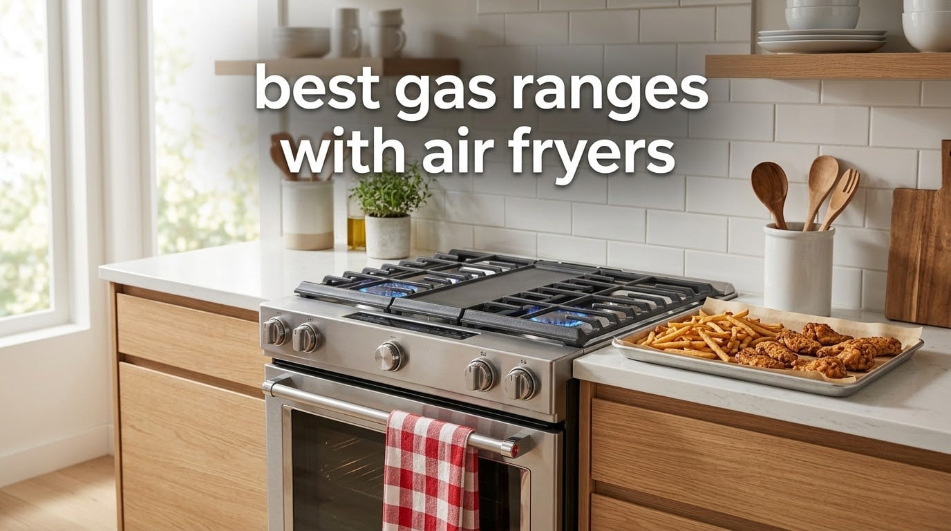 best gas ranges with air fryers
