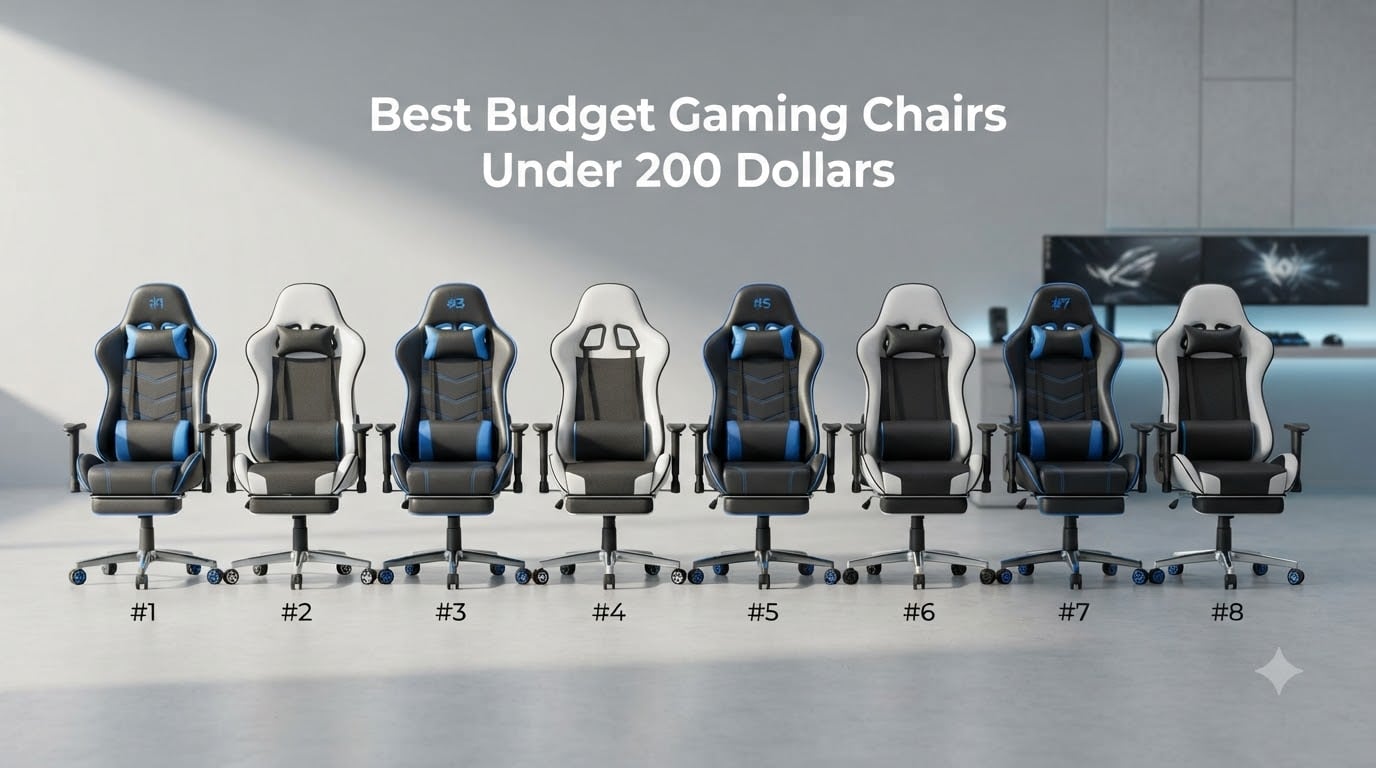 Best Budget Gaming Chairs Under 200 Dollars