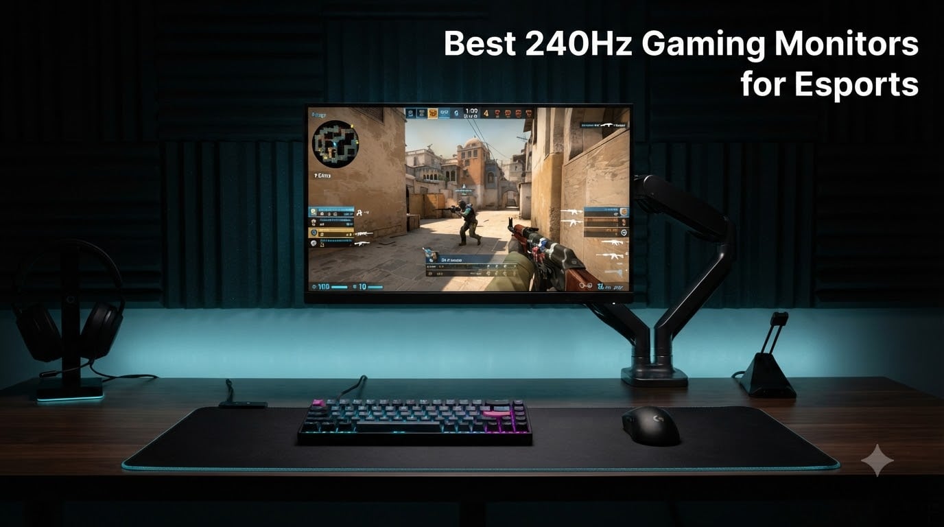 Best 240Hz Gaming Monitors for Esports