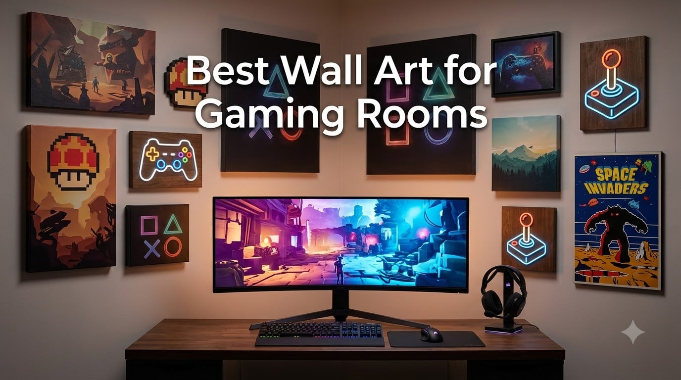 Best Wall Art for Gaming Rooms