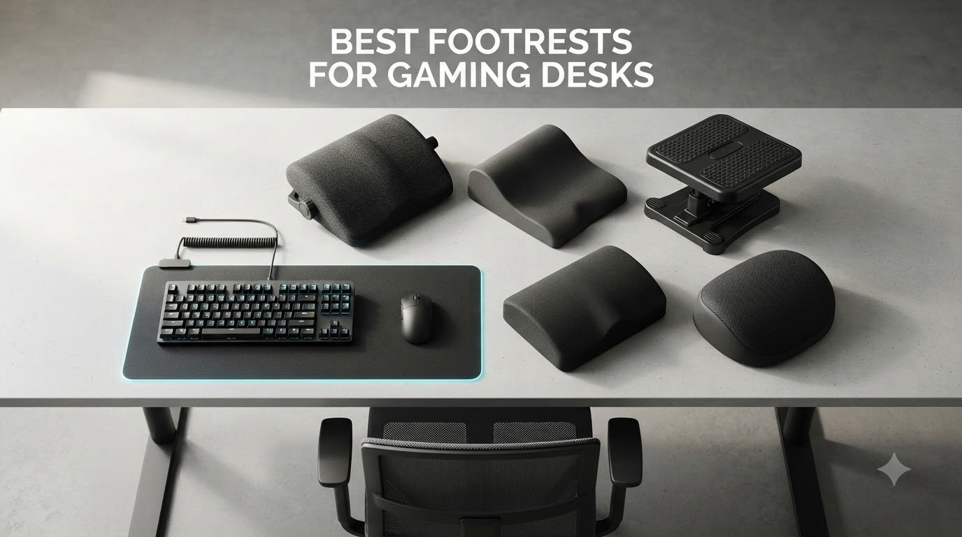 Best Footrests for Gaming Desks