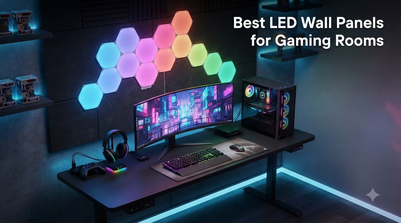 Best LED Wall Panels for Gaming Rooms