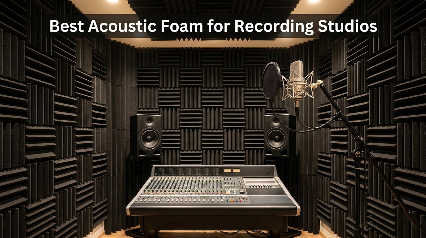 Best Acoustic Foam for Recording Studios