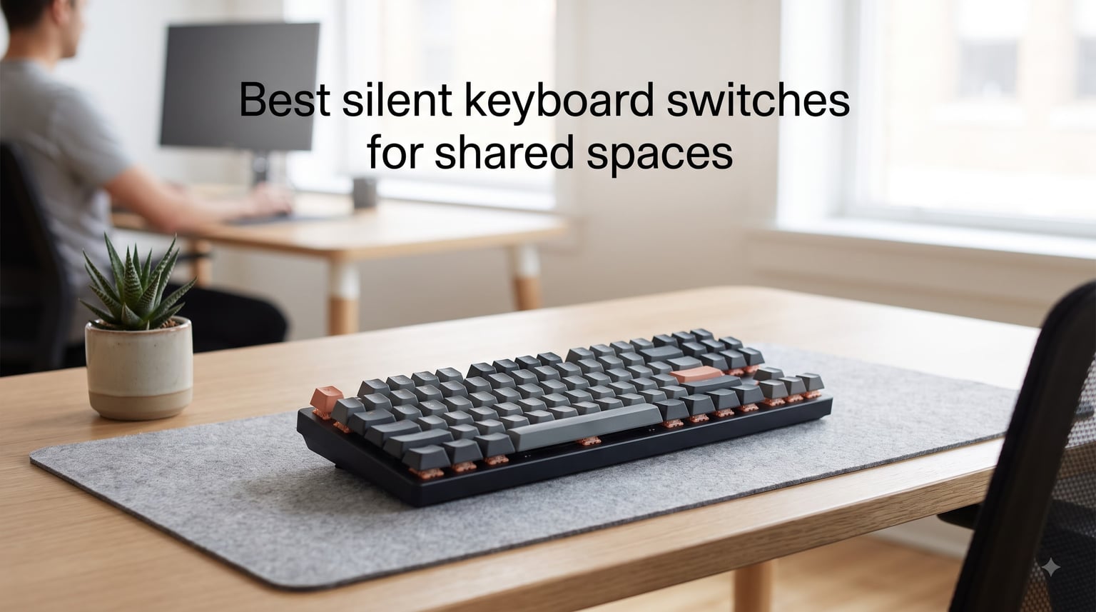Best silent keyboard switches for shared spaces