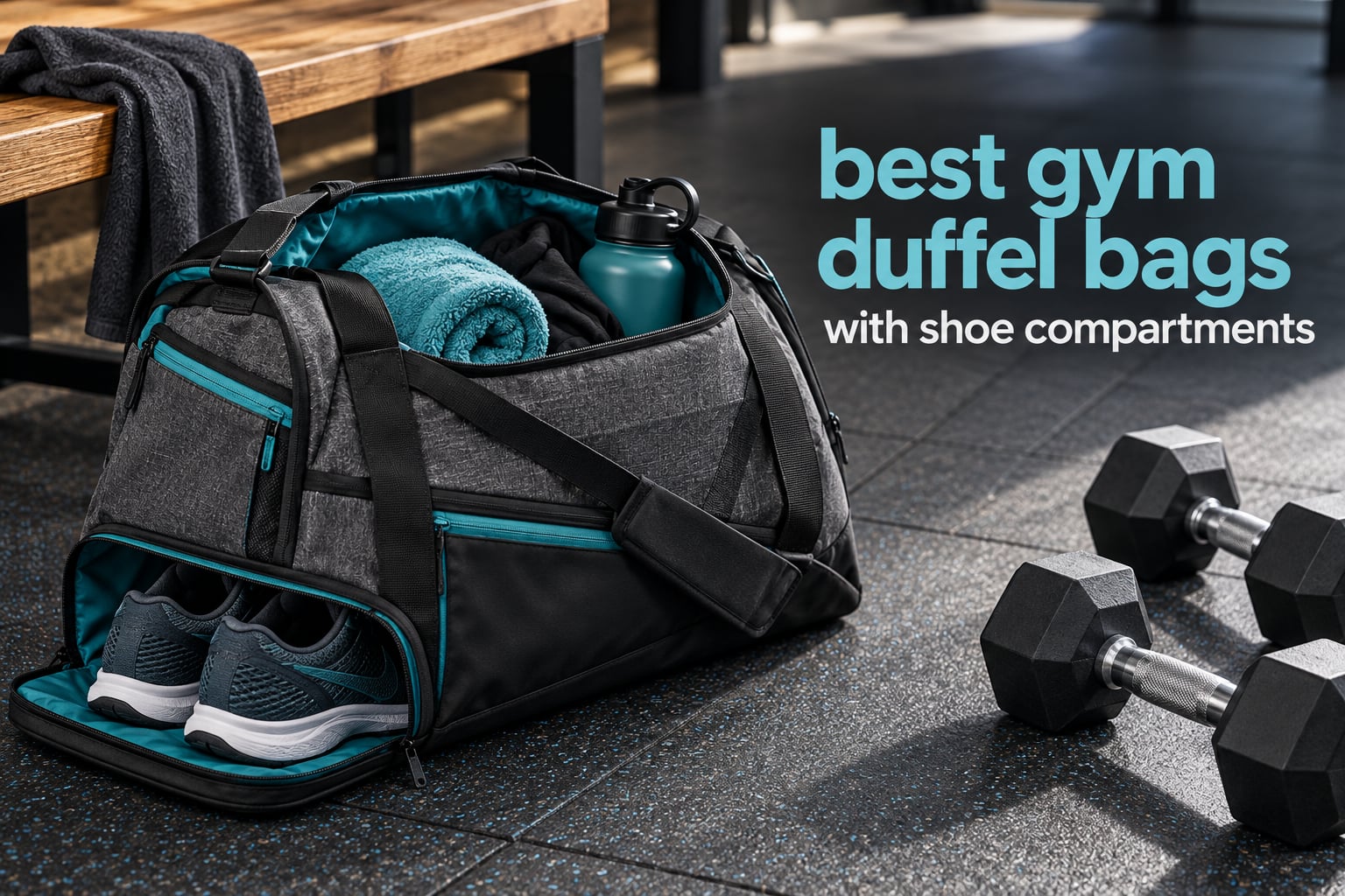 best gym duffel bags with shoe compartments