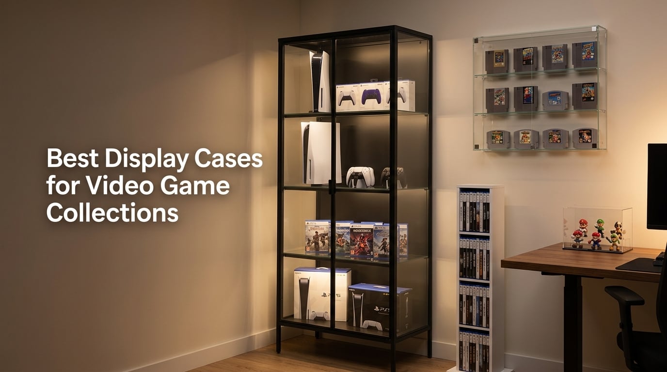 Best Display Cases for Video Game Collections
