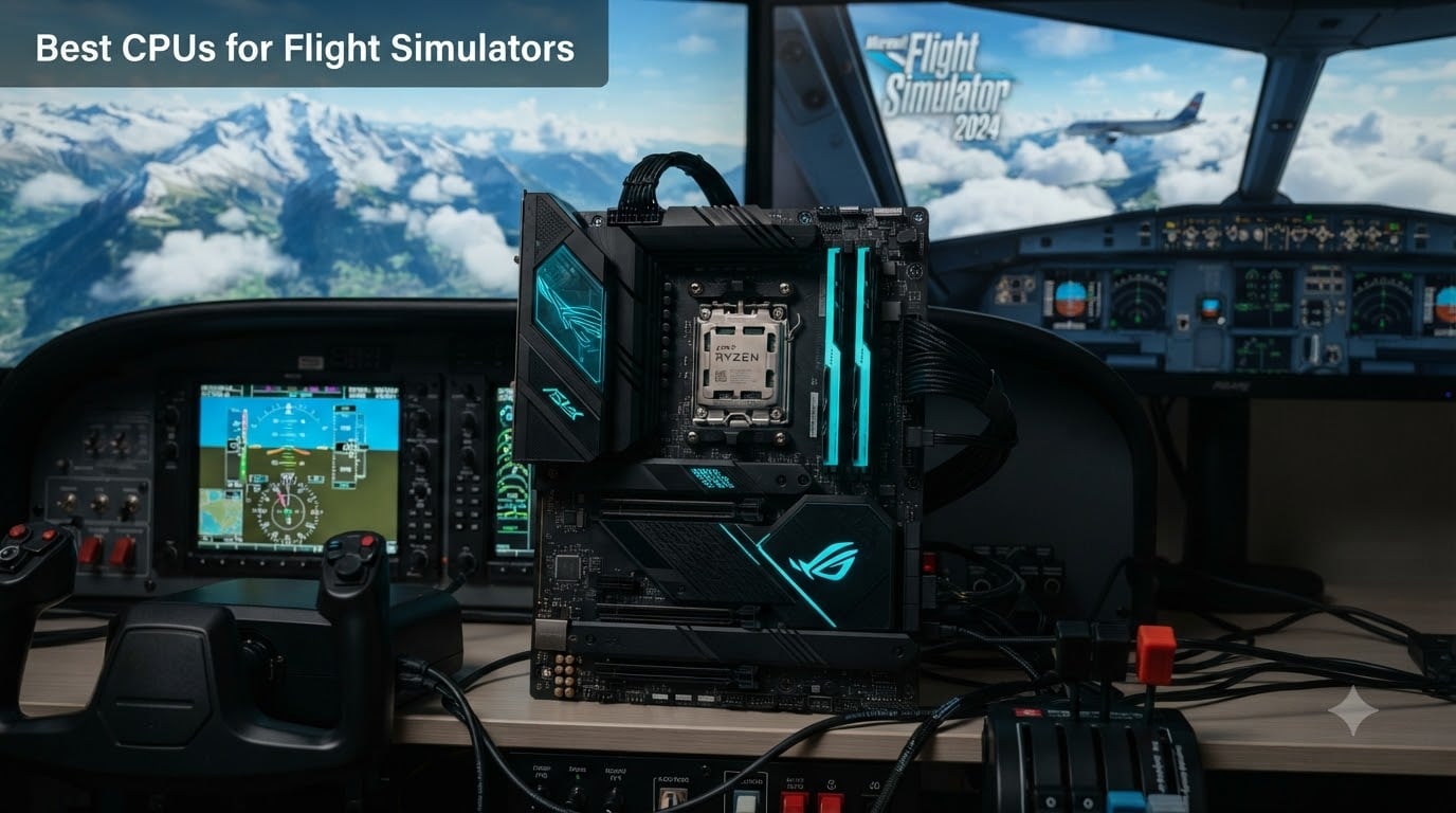 Best CPUs for Flight Simulators