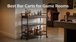 Best Bar Carts for Game Rooms