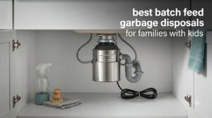 best batch feed garbage disposals for families with kids