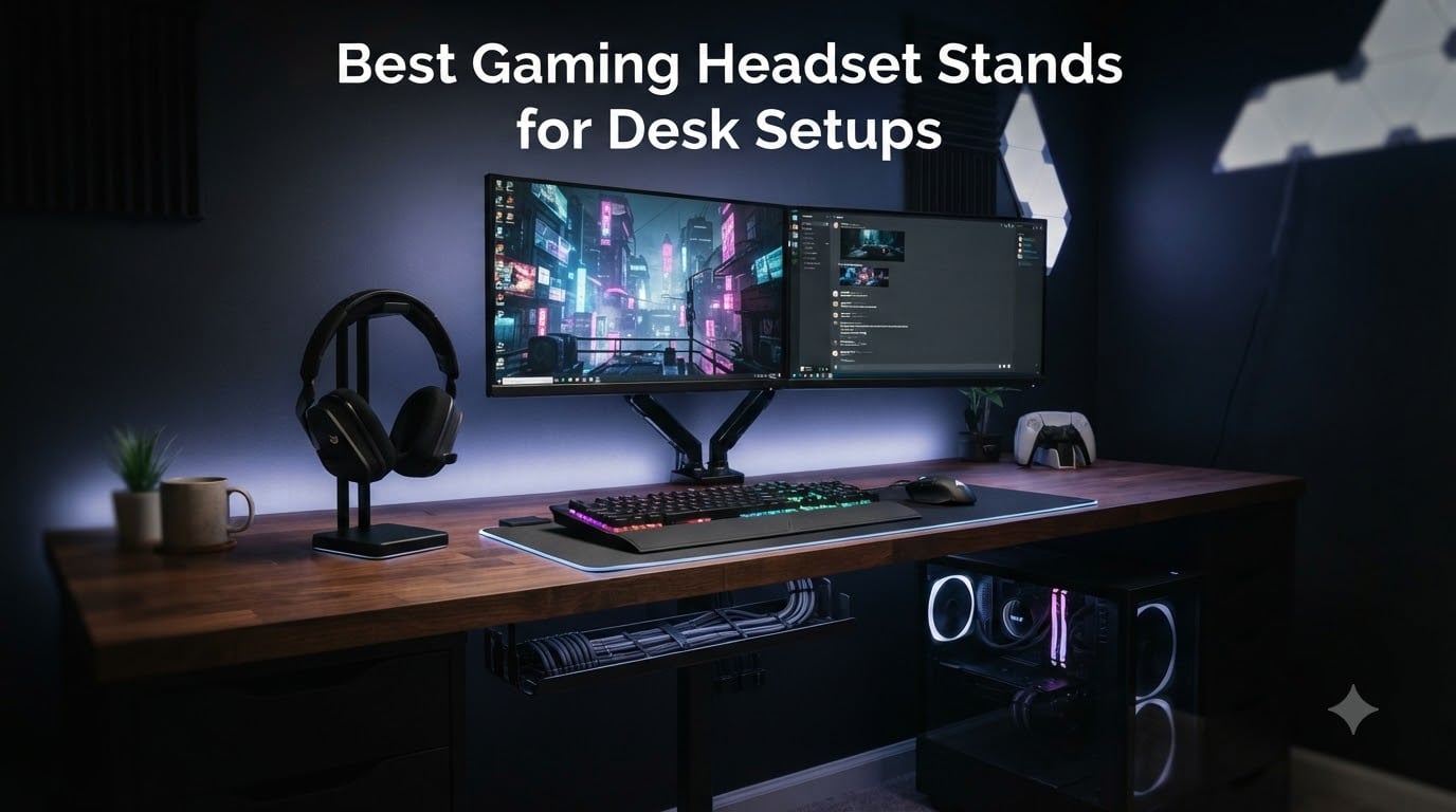 Best Gaming Headset Stands for Desk Setups