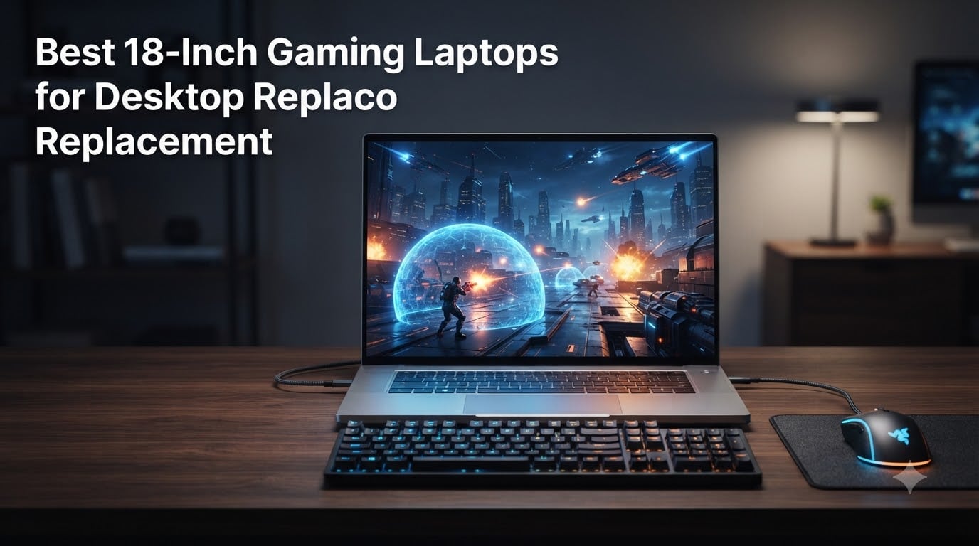 Best 18-Inch Gaming Laptops for Desktop Replacement