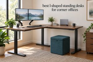 best l-shaped standing desks for corner offices