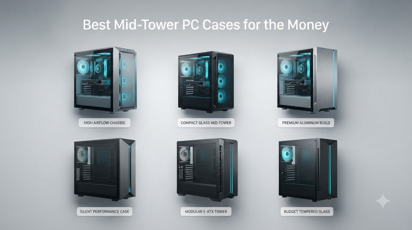 Best Mid-Tower PC Cases for the Money