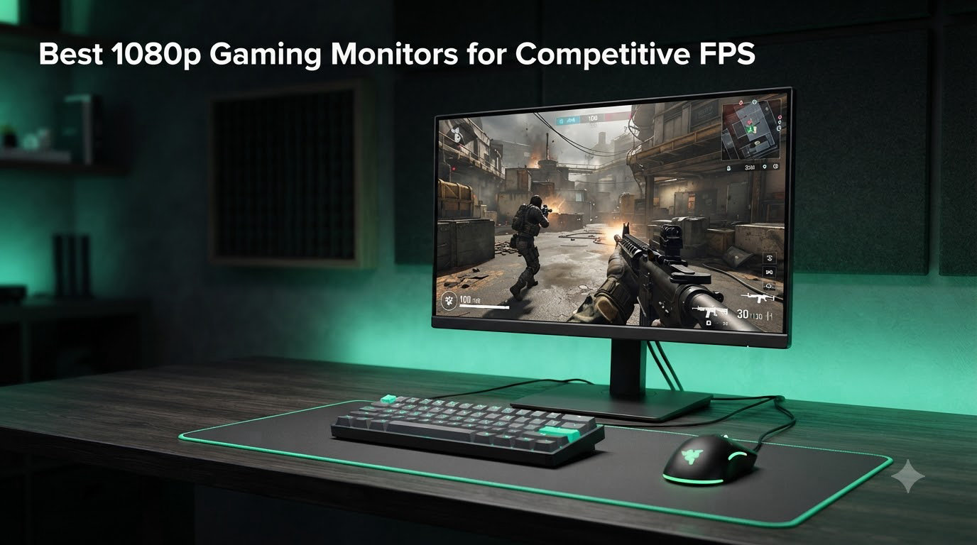 Best 1080p Gaming Monitors for Competitive FPS