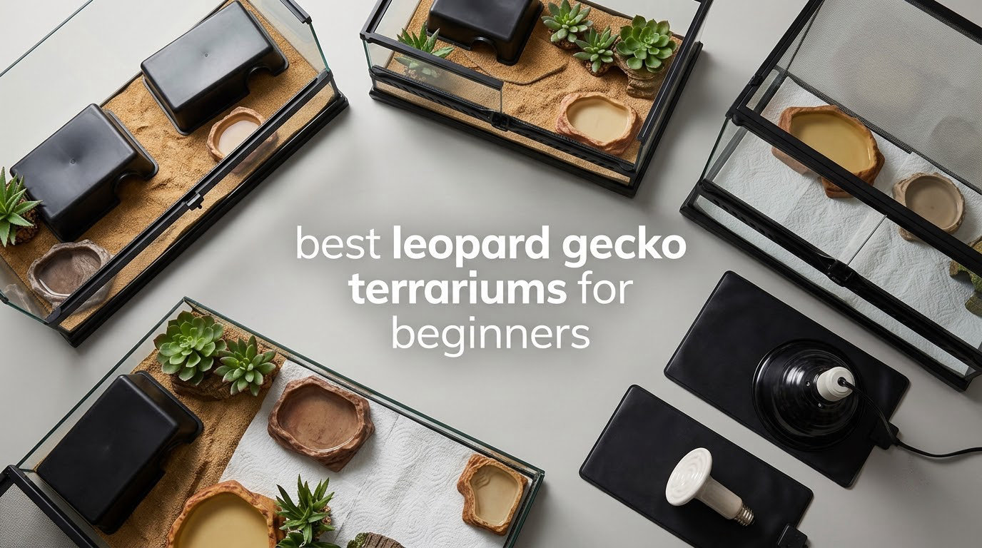 best leopard gecko terrariums for beginners