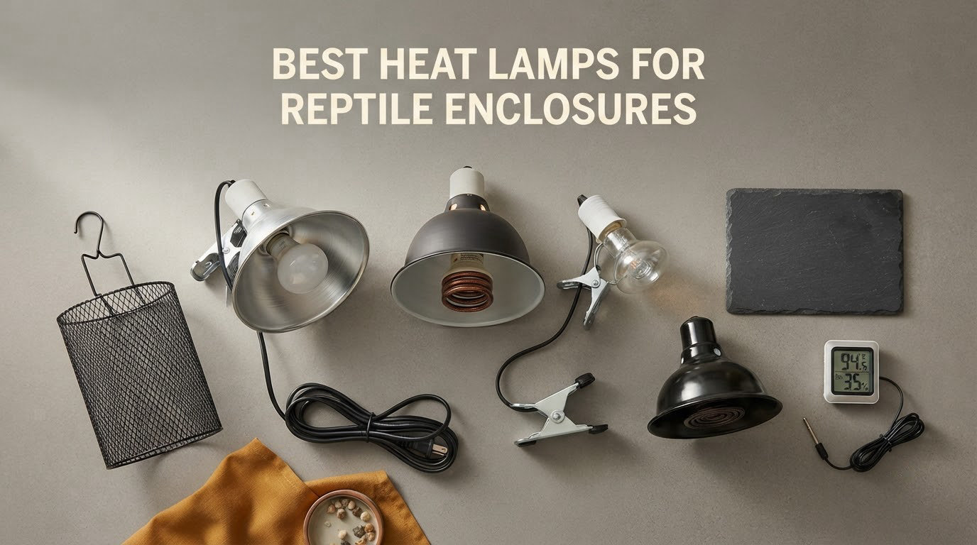 best heat lamps for reptile enclosures