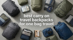 best carry on travel backpacks for one bag travel