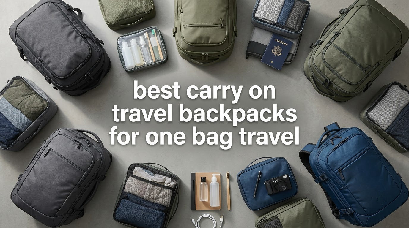 best carry on travel backpacks for one bag travel