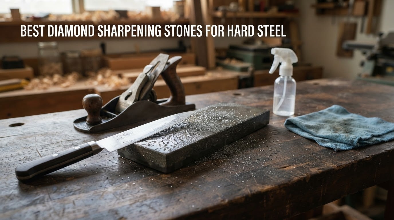 best diamond sharpening stones for hard steel