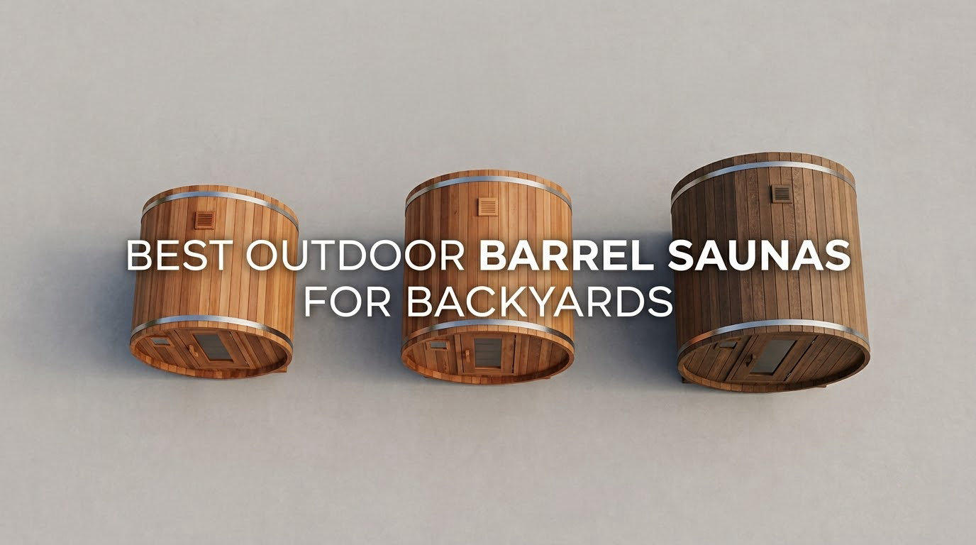 best outdoor barrel saunas for backyards